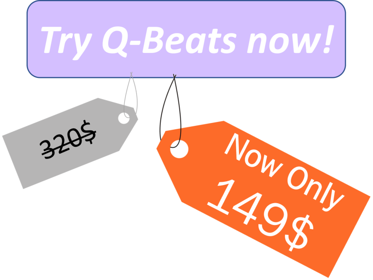 q-beats sale 149$ q-beats therapy, sleepless nights, improving sleep